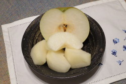 梨の食べ方